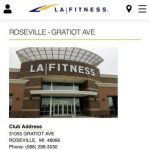 Piscina LA Fitness - Roseville-Gratiot Avenue - Macomb County