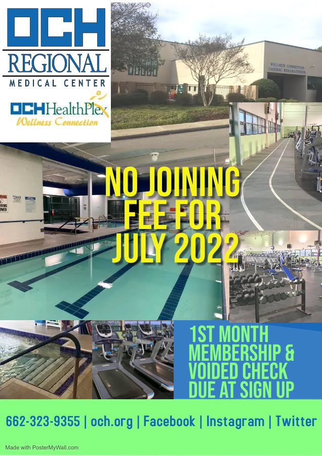 Piscina OCH Healthplex Wellness Connection - Oktibbeha County