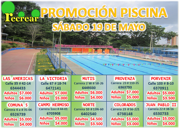 Piscina Recrear Mutis - Bucaramanga