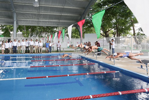 Piscina Unidad Deportiva Revolución Villa Palmyra - Merida