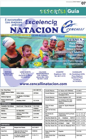 Piscina Cencalli Natación - Loma Bonita - Zapopan