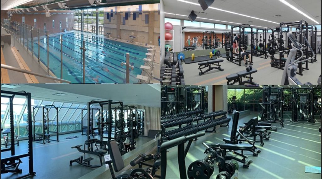 Piscina Chaparral Fitness - College of Du Page - DuPage County