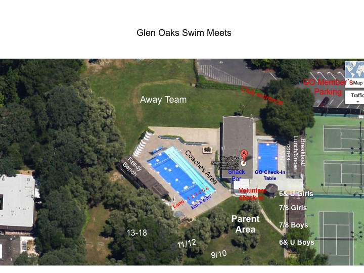 Piscina Glen Oaks Swim and Tennis Club - Sacramento County