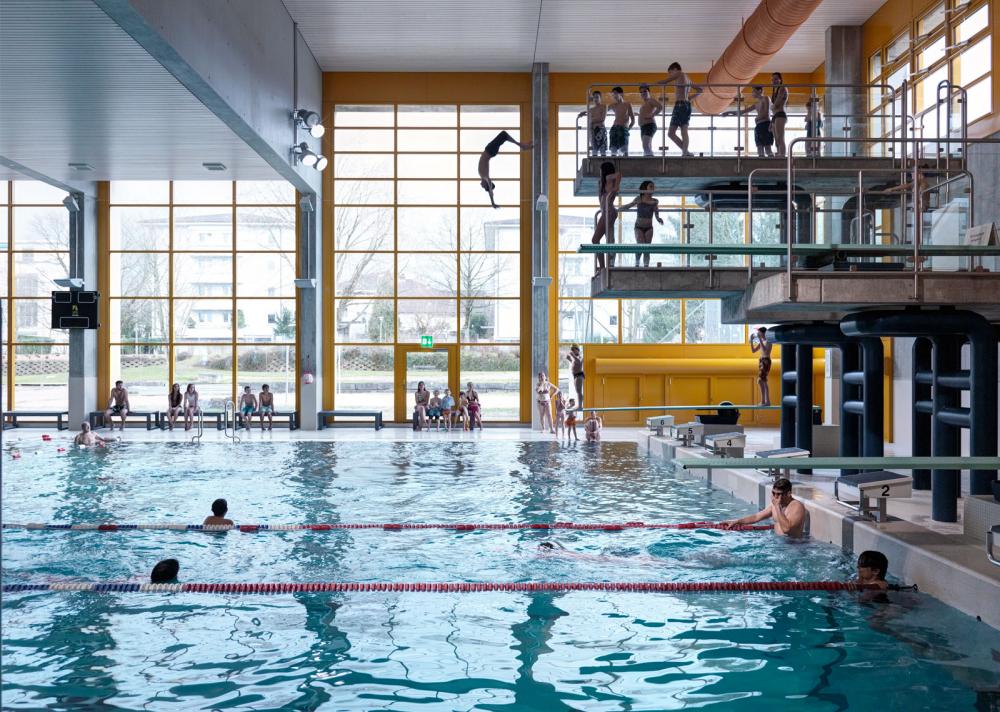 Piscina Hallenbad Freibad Geiselweid - Winterthur