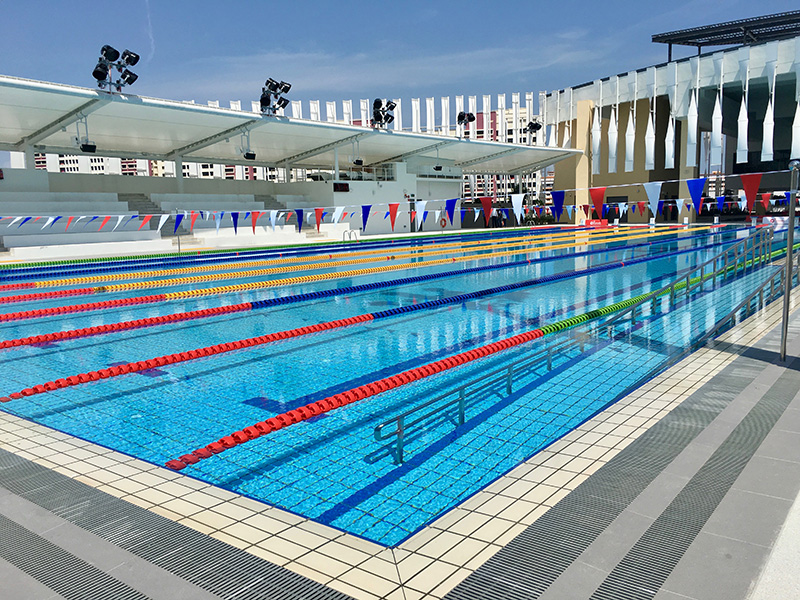 Piscina Heartbeat @ Bedok Swimming Complex - Singapore