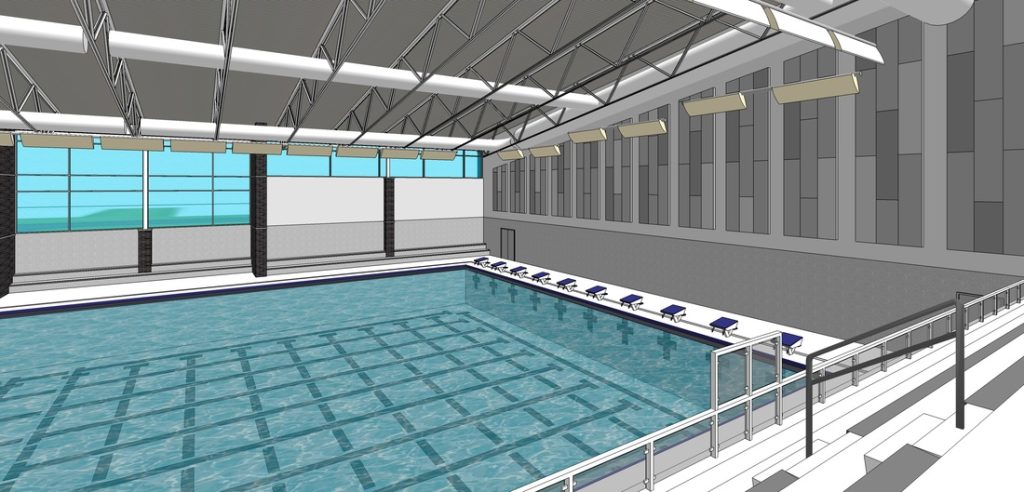 Piscina Hudsonville High School Instructional Pool - Ottawa County