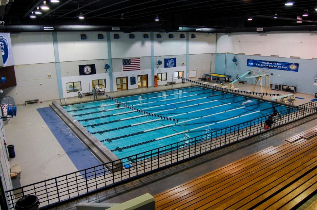 Piscina JC «Scrap» Chandler Natatorium - Old Dominion University - Southeastern City/Counties