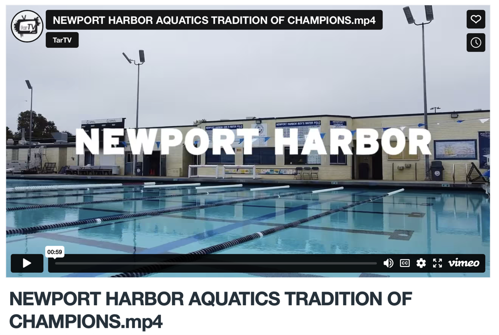 Piscina Newport Harbor High School Olympic Pool - Orange County