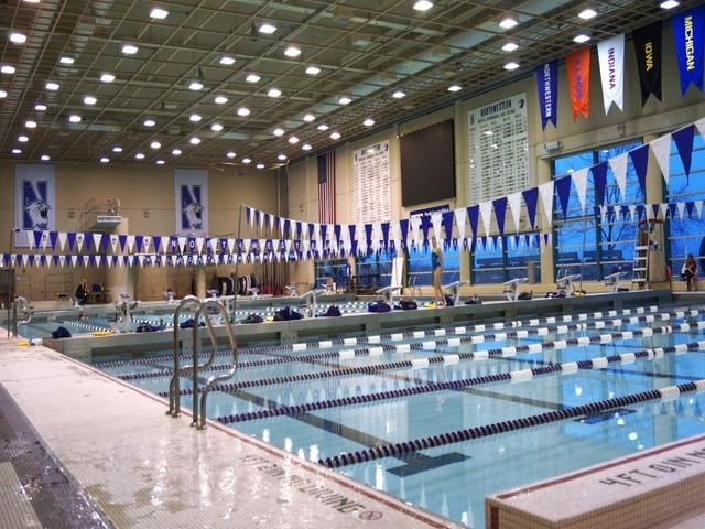 Piscina Norris Aquatics Center - Northwestern University - Cook County